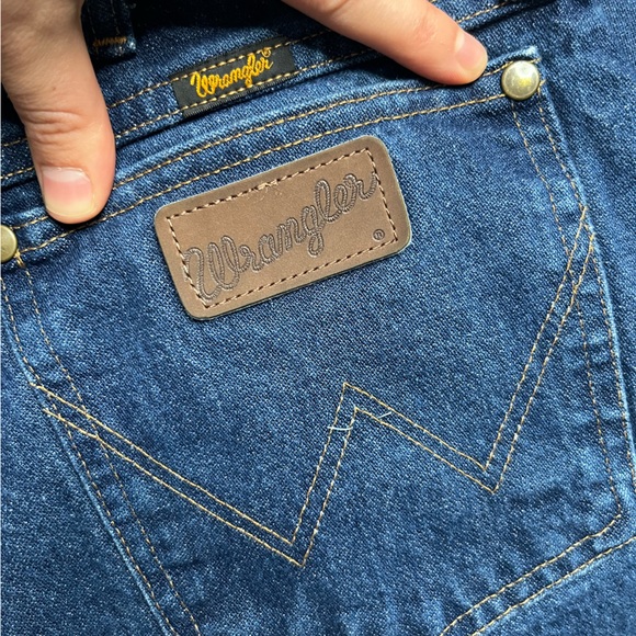 Wrangler 36x32 47MWZ Regular Fit Blue Denim Jeans - Picture 3 of 5